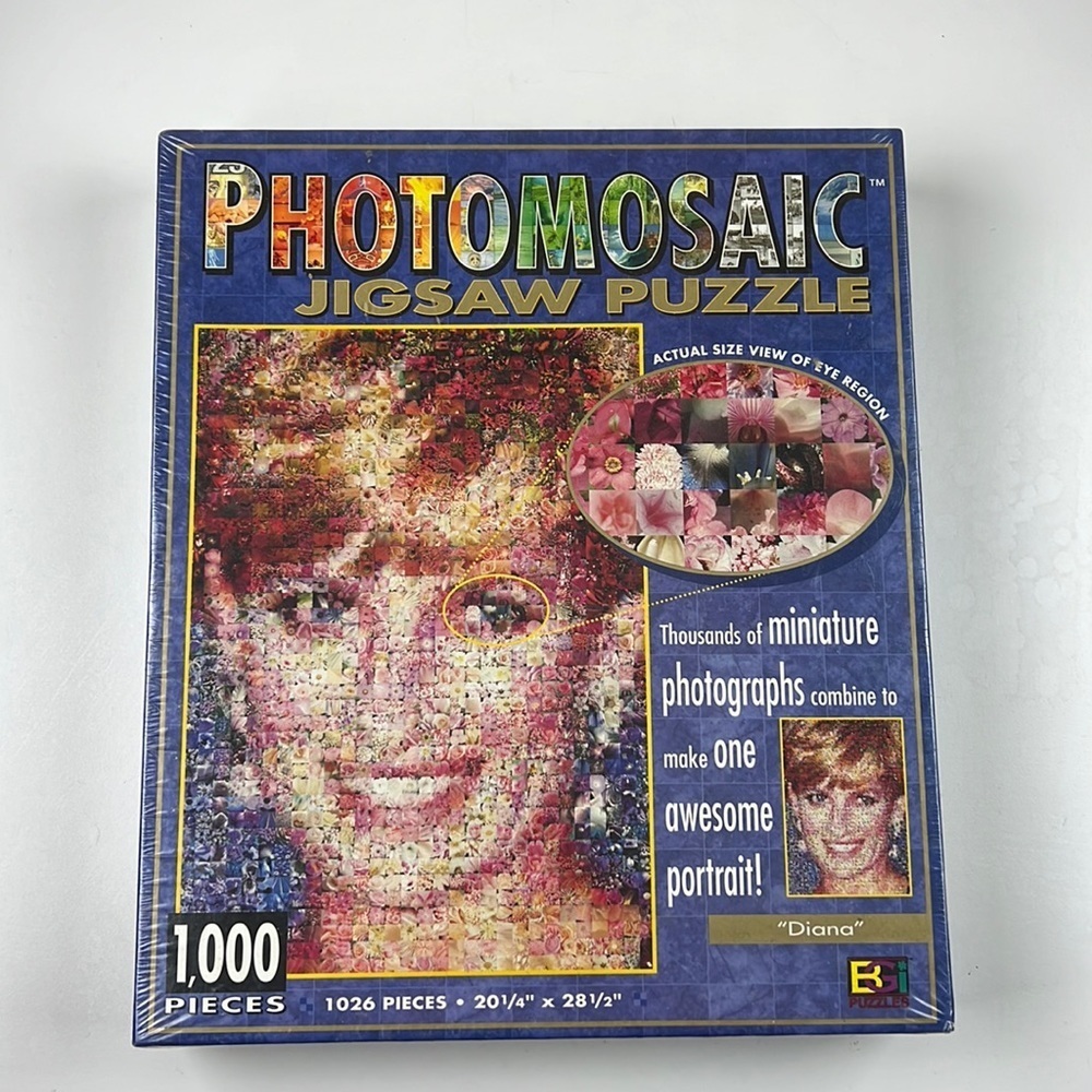 Lady Diana PhotoMosaic  Jigsaw Puzzle